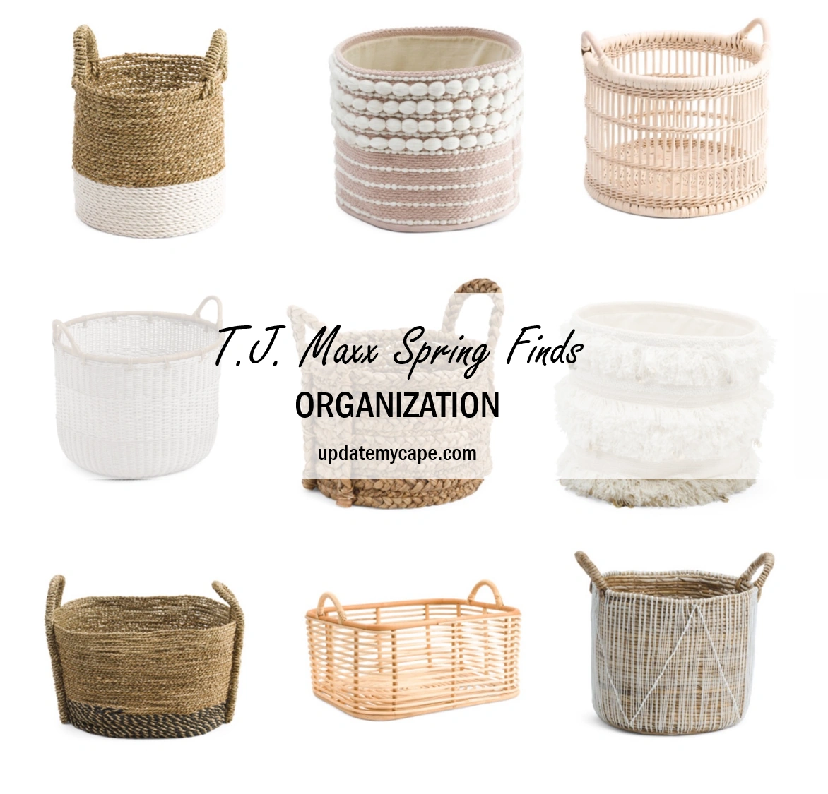 T.J. Maxx Finds Spring Organization